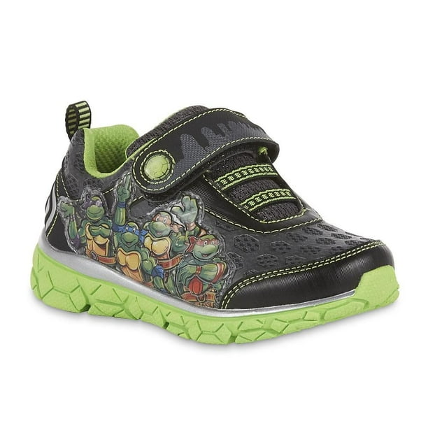 Teenage Mutant Ninja Turtles Green Light-up Sneakers Toddler Boys Sz 9-12
